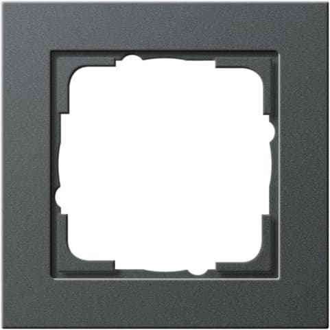 Рамка одинарная E2 антрацит