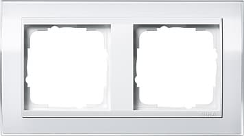 Рамка Event Clear Белый 2-постовая