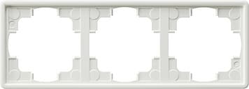 Рамка S-color Белый 3-постовая