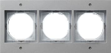 Рамка TX44 Алюминий 3-постовая