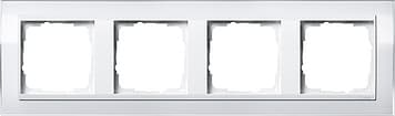 Рамка Event Clear Белый 4-постовая