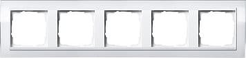 Рамка Event Clear Белый 5-постовая