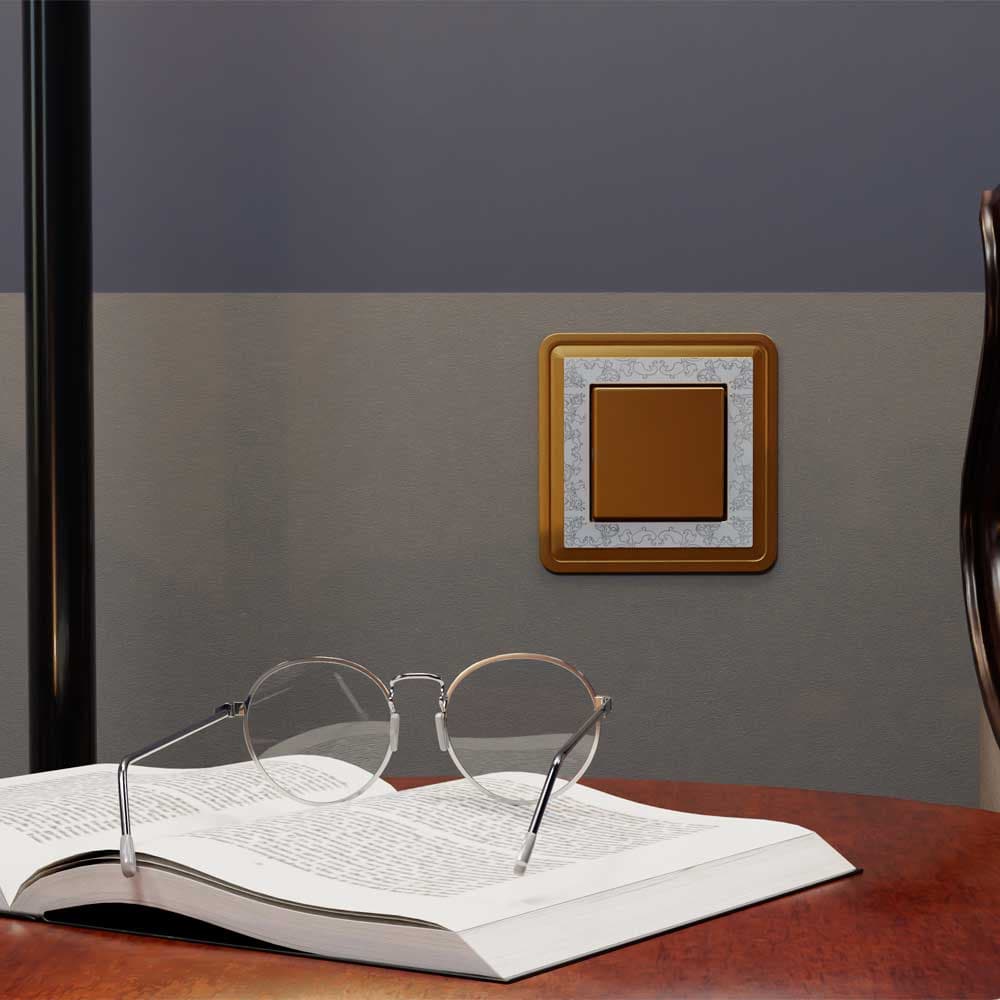 Заглушка с опорной платой, латунь Gira 0268604 — 7