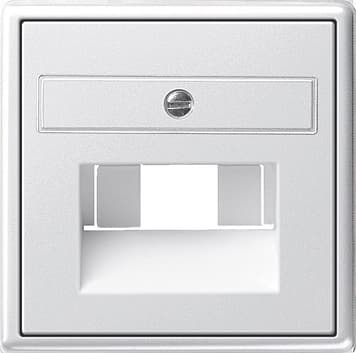 Накладка 50*50 мм для розеток UAE/IAE Белый глянцевый