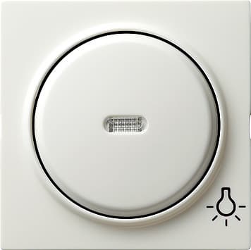 Клавиша с символом «свет», белый Gira S-color 028540