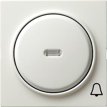 Клавиша с символом «звонок», белый Gira S-color 028640