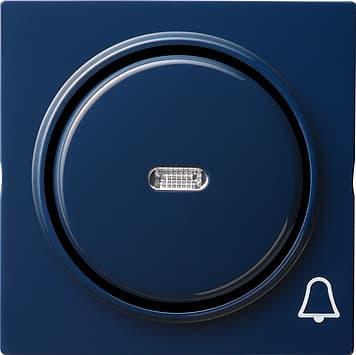 Клавиша с символом «звонок», синий Gira S-color 028646