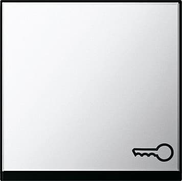 Клавиша с символом «ключ», хром Gira 0287605