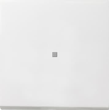 Клавиша с подсветкой, белый глянцевый Gira F100 0290112