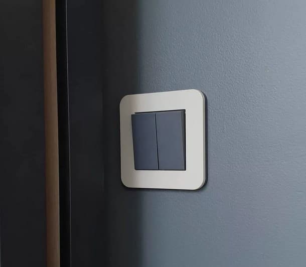 Клавиша двойная, черный матовый Gira System55 0295005 — 3