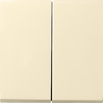 Клавиша двойная, кремовый Gira 029501