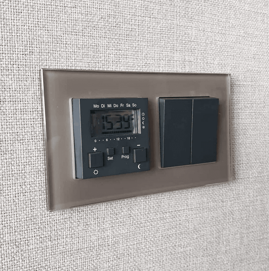 Клавиша двойная, антрацит Gira 029528 — 2