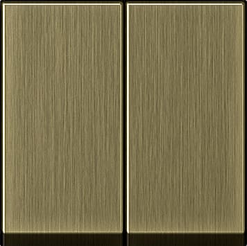 Клавиша двойная, бронза Gira 0295603