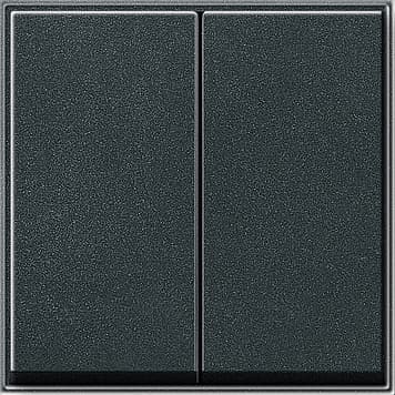 Клавиша двойная, антрацит Gira TX44 029567