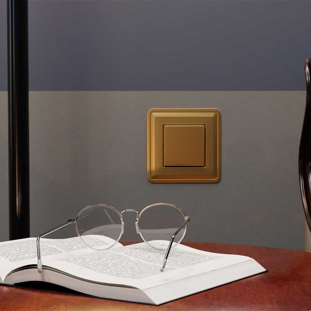 Клавиша одинарная, латунь Gira 0296604 — 3