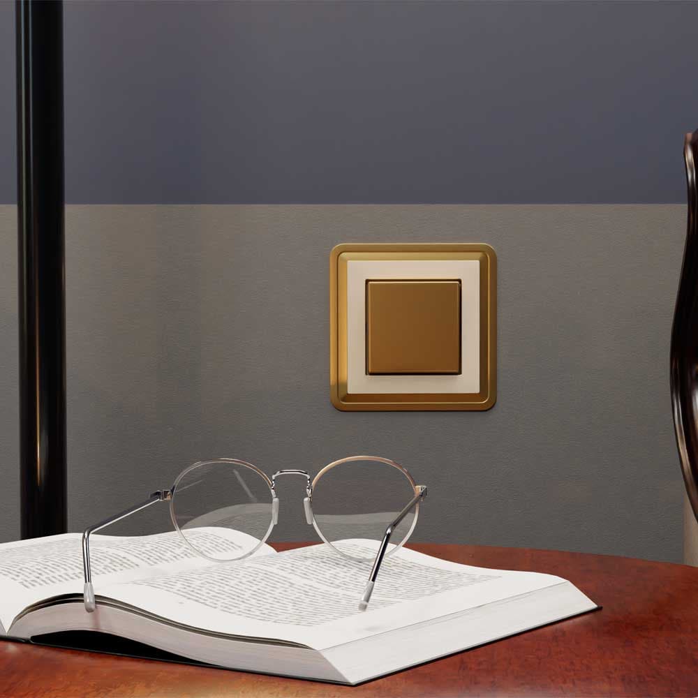 Клавиша одинарная, латунь Gira 0296604 — 5