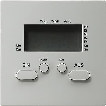 Электронный таймер Серый Gira S-color