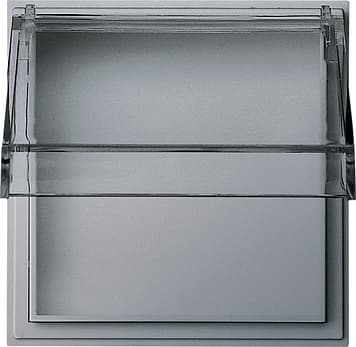 Панель с прозрачной крышкой Алюминий Gira TX44