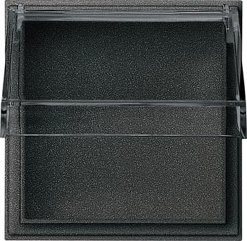 Панель с прозрачной крышкой Антрацит Gira TX44