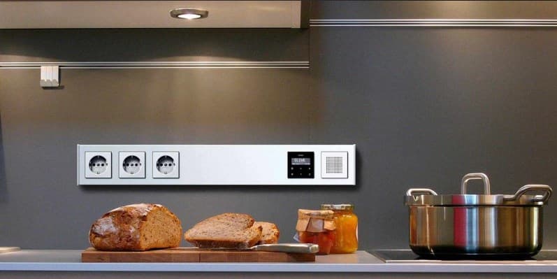 Розетка с защитой от детей Алюминий — 3