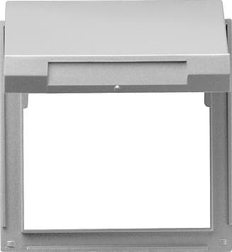 Плата с крышкой Алюминий Gira TX44