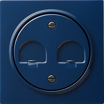 Накладка телефонной розетки Синий Gira S-color