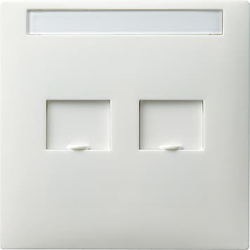 Накладка телефонной розетки Белый Gira S-color