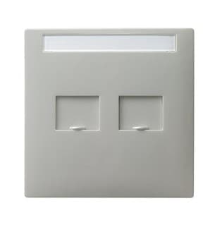 Накладка телефонной розетки Серый Gira S-color