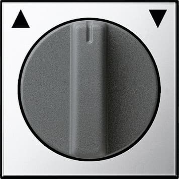 Накладка с ручкой для жалюзи Хром Хром