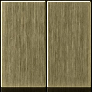 Накладка 2 канального светорегулятора Бронза