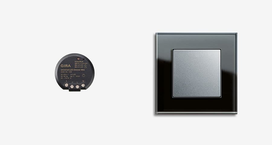 Универсальный светодиодный диммер Gira Mini