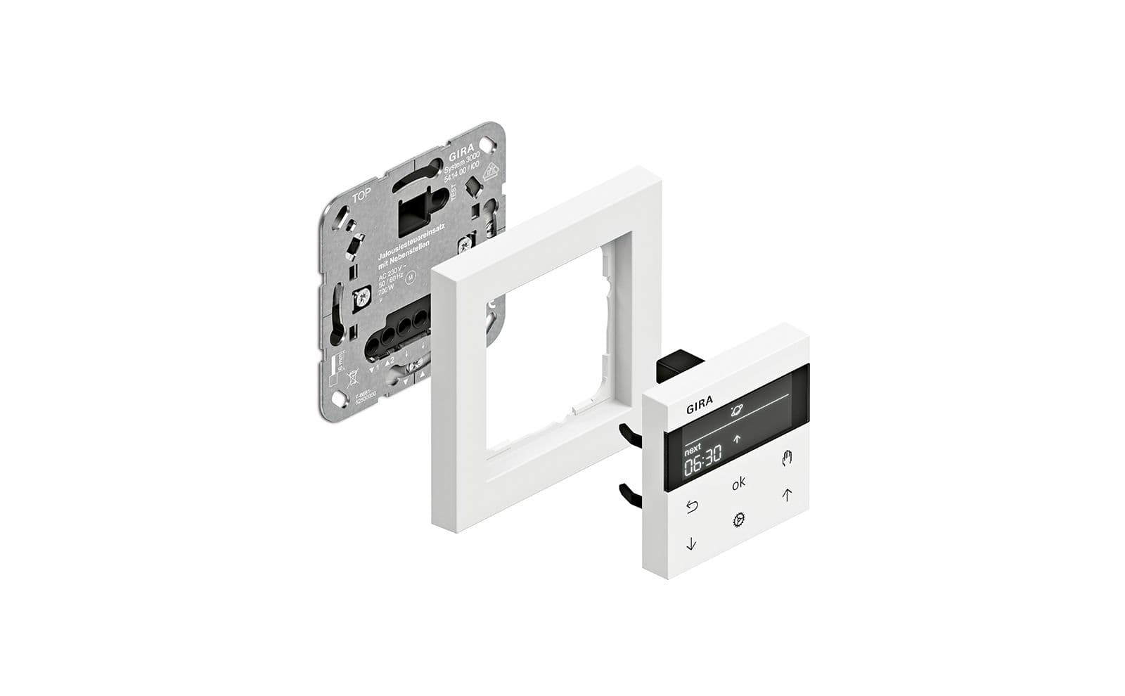 Датчик присутствия и движения Gira System 3000, накладка 360° Bluetooth