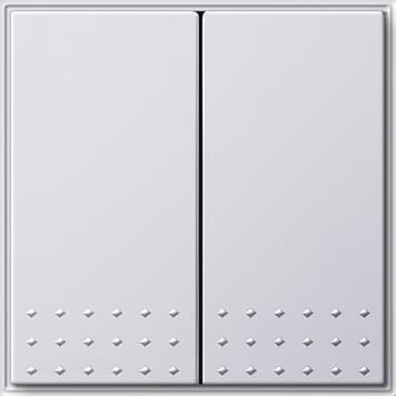 Двухклавишный выключатель с самовозвратом 10А/250В в сборе, белый Gira TX44 012566