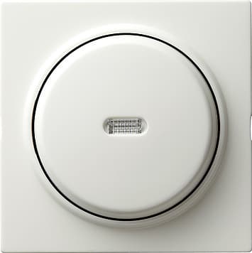 Выключатель с самовозвратом 10А/250В с подсветкой в сборе, Gira S-color 013640