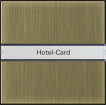 Выключатель для карт, используемых в отелях, бронза Gira 0140603