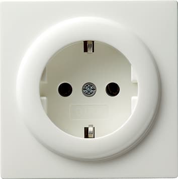 Розетка с заземляющими контактами 16А/250В Белый Gira S-color
