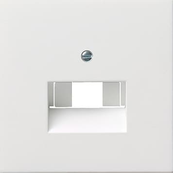 Накладка 50*50 мм для розеток UAE/IAE Белый Gira F100