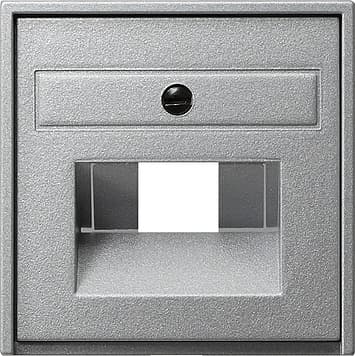 Накладка 50*50 мм для розеток UAE/IAE Алюминий