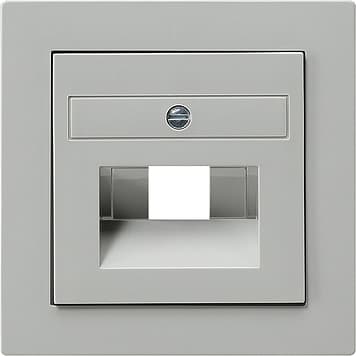 Накладка 50*50 мм для розеток UAE/IAE Серый Gira S-color