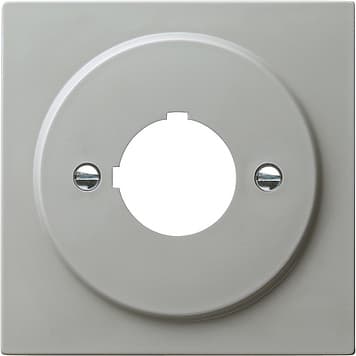 Накладка с опорной пластиной для крепления командный и сообщающих устройств 22,5 мм Серый Gira S-color