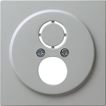 Накладка с опорной пластиной и переходником для вычислительной техники и средств связи Серый Gira S-color