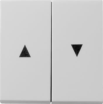 Двойная клавиша для жалюзи со стрелками, серый матовый Gira 0294015