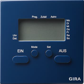 Электронный таймер Синий Gira S-color