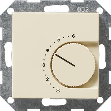 Терморегулятор с размыкающим контактом 24V/10 (4)A Кремовый