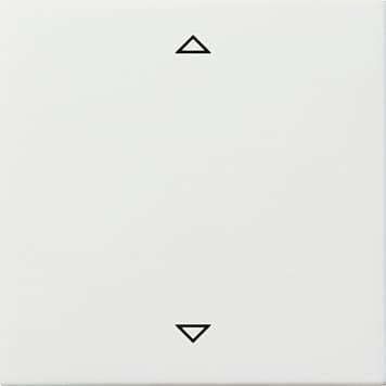 Радионакладка системы управления жалюзи с возможностью подключения датчиков Белый Gira F100