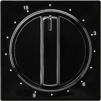 Накладка таймера 15 мин Черный Gira S-color