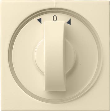 Накладка с поворотной ручкой для выключателей системы управления жалюзи и таймеров Кремовый
