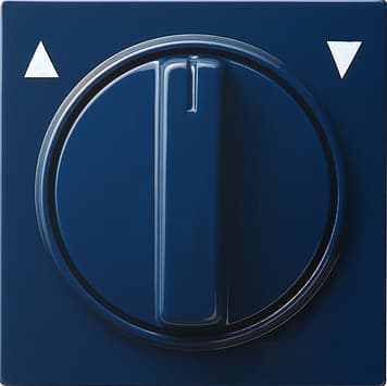 Накладка с ручкой для жалюзи Синий Gira S-color