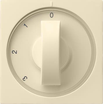 Накладка с ручкой для трехступенчатого переключателя Кремовый