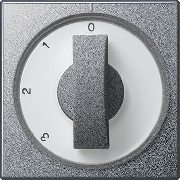 Накладка с ручкой для трехступенчатого переключателя Алюминий